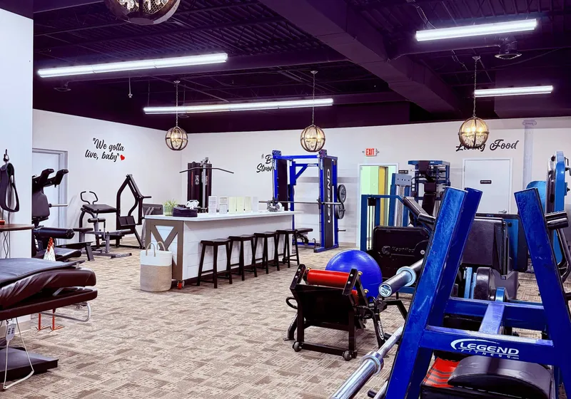 The RooSt facility interior — strength and training floor